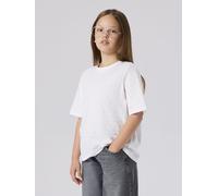 T-Shirt NAME IT "NKFRUAJA SS NREG TOP NOOS", Mädchen, Gr. 146/152, hellweiß, Jersey, Obermaterial: 100% Baumwolle, bedruckt, regular fit normal, Rundhals, Shirts T-Shirt, Baumwolle, regular fit (23057