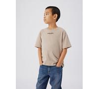 Name IT Jungen Nkmbrody Nreg Top Noos T-Shirt, Pure Cashmere/Print:w. Black Print, 146-152 EU