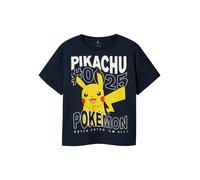 T-Shirt NAME IT "NKMJAMISH POKEMON NREG SS TOP NOOS SKY", Jungen, Gr. 146/152, blau (navy blazer), Jersey, Obermaterial: 100% Baumwolle, bedruckt, normal normal, Rundhals, Shirts T-Shirt (95474408-146