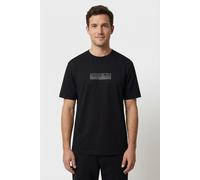 T-Shirt NAPAPIJRI "BOX LOGO", Herren, Gr. L, schwarz beauty, Jersey, Obermaterial: 100% Baumwolle, normal, Rundhals, Shirts T-Shirt, Kurzarmdesign, mit Rundhalsausschnitt, aus Baumwolle (71961047-L) s