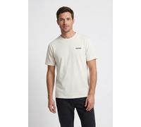 Napapijri T-Shirt S-Small Box S/S Kurzarm Herren Beige Dimity Größe L