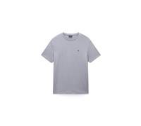 T-Shirt NAPAPIJRI "SALIS SS SUM SHARK SKIN HCB", Herren, Gr. L, shark skin hcb, Obermaterial: 100% Baumwolle, Rundhals, Shirts T-Shirt, Kurzarm, für sportliche und sommerliche Anlässe, Rundhalsausschn