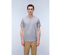 T-Shirt NAPAPIJRI "SALIS SS SUM SHARK SKIN HCB", Herren, Gr. XL, shark skin hcb, Obermaterial: 100% Baumwolle, Rundhals, Shirts T-Shirt, Kurzarm, für sportliche und sommerliche Anlässe, Rundhalsaussch