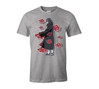 T-Shirt Naruto - Itachi, grau, M