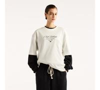 Pressed Flowers Memories Oversized Damen T-Shirt, weiß, Gr. M