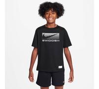 T-Shirt NIKE "B NK DF MULTI SS TOP GX LOVE", Jungen, Gr. S (128/134), schwarz, schwarz, Obermaterial: 100% Polyester, Shirts T-Shirt (61821664-S) schwarz, schwarz