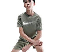 T-Shirt NIKE "B NK DF MULTI SS TOP HBR", Kinder, Gr. M (140/146), light army, weiß, Obermaterial: 100% Polyester, normal, Shirts T-Shirt (54222900-M) light army, weiß