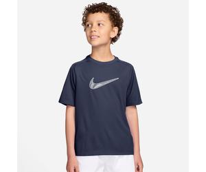 T-Shirt NIKE "B NK DF MULTI SS TOP HBR", Mädchen, Gr. L, midnight nav, Jersey, Obermaterial: 100% Polyester, normal, Rundhals, Shirts T-Shirt, für Kinder, sportlicher Stil, Kurzarm, Rundhalsausschnitt