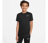T-Shirt NIKE "B NK DF SS MILER TOP", Jungen, Gr. M, schwarz, Obermaterial: 100% Polyester, Shirts T-Shirt (76772657-M) schwarz
