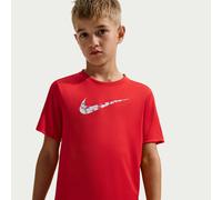 T-Shirt NIKE "B NK DF TRPHY23 SS TOP HBR", Mädchen, Gr. XL (164/170), university rot, university rot, weiß, Jersey, Obermaterial: 100% Polyester, normal, Rundhals, Shirts T-Shirt, Für Kinder und Jugen