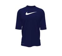 T-Shirt NIKE "SHORT SLEEVE HYDROGU für Kinder", Mädchen, Gr. XL (164/170), blau (midnight navy), Jersey, Obermaterial: 100% Polyester, normal, Rundhals, Shirts T-Shirt, kurzärmlig, für Sport und Outdo