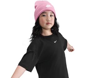 T-Shirt NIKE SPORTSWEAR "G NSW TEE SS OVRSZED LBR", Mädchen, Gr. L (152/158), schwarz, Obermaterial: 100% Baumwolle, Shirts T-Shirt, für Mädchen und Jugendliche (45933333-L) schwarz