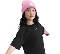 T-Shirt NIKE SPORTSWEAR "G NSW TEE SS OVRSZED LBR", Mädchen, Gr. M (140/146), schwarz, Obermaterial: 100% Baumwolle, Shirts T-Shirt (45933333-M) schwarz