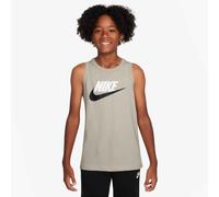 T-Shirt NIKE SPORTSWEAR "K NSW TANK TEE", Jungen, Gr. XL, cream ii, schwarz, Obermaterial: 100% Baumwolle, normal, Rundhals, Shirts T-Shirt, ärmelloses Design, Rundhalsausschnitt, ohne Verschluss, ohn