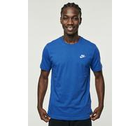 T-Shirt NIKE SPORTSWEAR "M NSW CLUB TEE", Herren, Gr. M, game royal, Jersey, Obermaterial: 100% Baumwolle, regular fit normal, Rundhals, Shirts T-Shirt, Regular Fit, Kurzarm, Rundhalsausschnitt (29799