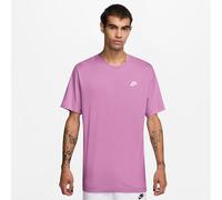T-Shirt NIKE SPORTSWEAR "M NSW CLUB TEE", Herren, Gr. XL, lt magenta, Jersey, Obermaterial: 100% Baumwolle, regular fit normal, Rundhals, Shirts T-Shirt, Regular Fit, Kurzarm, Rundhalsausschnitt (4875