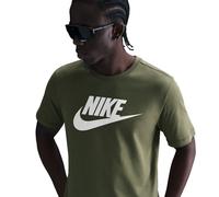 T-Shirt NIKE SPORTSWEAR "M NSW TEE ICON FUTURA", Herren, Gr. XS, medium olive, Jersey, Obermaterial: 100% Baumwolle, normal, Rundhals, Shirts T-Shirt (16729263-XS) medium olive