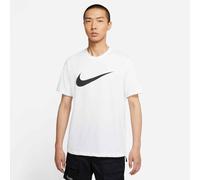 Nike Herren Sportswear Swoosh T-Shirt, White/Black, L