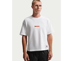 T-Shirt NIKE SPORTSWEAR "M NSW TEE LSE BOXY FUSSBALL", Herren, Gr. L, weiß, university rot, Obermaterial: 100% Baumwolle, Shirts T-Shirt, aus Baumwolle, in den Größen XS bis 4XL (41348626-L) weiß, uni