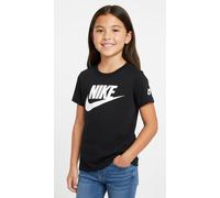 T-Shirt NIKE SPORTSWEAR, Mädchen, Gr. 104, schwarz-weiß (schwarz(weiß)), Obermaterial: 60% Baumwolle, 40% Polyester, Rundhals, Shirts T-Shirt, für Kinder, aus Baumwolle und Polyester, pflegeleicht (42