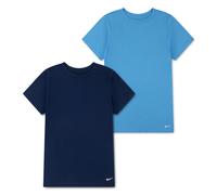 T-Shirt NIKE SPORTSWEAR "NHB BOYS 2PK CREW UNDERSHIRT", Jungen, Gr. XL, midnight navy, Obermaterial: 60% Baumwolle, 40% Polyester, Shirts T-Shirt, für Kinder, 2er-Pack, aus Baumwolle und Polyester (40