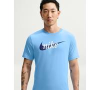 T-Shirt NIKE SPORTSWEAR "Nike Sportswear Men's T-Shirt", Herren, Gr. M, football blau, Obermaterial: 100% Baumwolle, normal, Rundhals, Shirts T-Shirt, mit Rundhalsausschnitt, aus Baumwolle, normale Lä