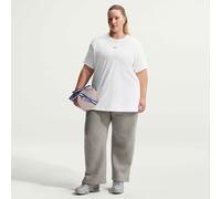 T-Shirt NIKE SPORTSWEAR "W NSW CLASSIC SS TEE", Damen, Gr. 0X, weiß, schwarz, Obermaterial: 100% Baumwolle, Shirts T-Shirt, für sportliche Aktivitäten, in großen Größen erhältlich (72931308-0X) weiß, 