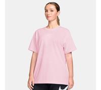 T-Shirt NIKE SPORTSWEAR "W NSW CLASSIC SS TEE", Damen, Gr. XS, pink foam, Jersey, Obermaterial: 100% Baumwolle, normal, Rundhals, Shirts T-Shirt, sportliche Passform, Kurzarm, Rundhalsausschnitt (6581