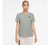 Nike Sportswear Club Essentials T-Shirt Baumwolle Damen - hellgrau - Größe XL Größe:XL