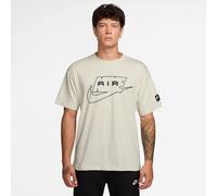 T-Shirt NIKE "U NSW TEE LSE AIR", Herren, Gr. S, light bone, Obermaterial: 100% Baumwolle, Shirts T-Shirt, sportlicher Schnitt, für Freizeit und Sport (40552157-S) light bone