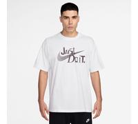 T-Shirt NIKE "U NSW TEE LSE JDI", Damen, Gr. XL, weiß, Obermaterial: 100% Baumwolle, Shirts T-Shirt, sportlicher Stil, für Alltag und verschiedene Aktivitäten (64011406-XL) weiß