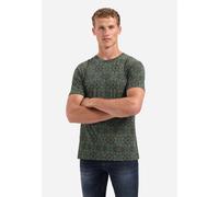 T-Shirt NO EXCESS "No Excess Bedrucktes T-Shirt", Herren, Gr. S, dunkelgrün, 100% Baumwolle, Shirts T-Shirt (65822106-S) dunkelgrün