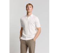 T-Shirt NO EXCESS "No Excess Poloshirt mit kurzen Ärmeln", Herren, Gr. 3XL, beige (ecru), 80% Baumwolle, 20% polyester, Shirts T-Shirt (33233329-XXXL) ecru