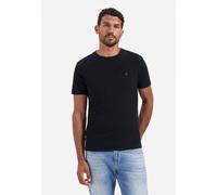 T-Shirt NO EXCESS "No Excess Weiches T-Shirt T-Shirt Crewneck Peached", Herren, Gr. S, schwarz, 100% Baumwolle, Shirts T-Shirt (58757139-S) schwarz