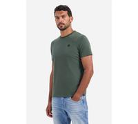 T-Shirt NO EXCESS "No Excess Weiches T-Shirt T-Shirt Crewneck Peached", Herren, Gr. XXL, dunkelgrün, 100% Baumwolle, Shirts T-Shirt (66680566-XXL) dunkelgrün