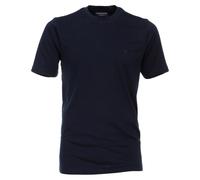 Größe 5XL Casamoda T-Shirt Dunkelblau Kurzarm Normal Geschnitten Rundhals Ausschnitt 100% Baumwolle