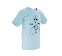 T-Shirt, OceanBlue, Größe: XL - Motiv: Schwalbe Kumpel - 100% Baumwolle