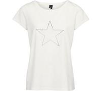 T-Shirt HEINE "T-Shirt", Damen, Gr. 38, weiß (sanftes weiß), 100% Baumwolle, unifarben, Rundhals, Shirts T-Shirt (52742026-38) sanftes weiß