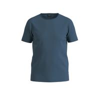 T-Shirt OLYMP "Casual", Damen, Gr. S, blau (rauchblau), Jersey, Obermaterial: 95% Baumwolle, 5% Elasthan, Basic, Rundhals, Shirts T-Shirt (22609940-S) rauchblau