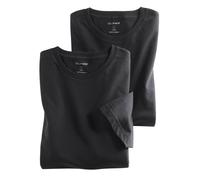 T-Shirt OLYMP "Casual", Herren, Gr. 4XL, schwarz, Obermaterial: 100% Baumwolle, Rundhals, Shirts T-Shirt (59839228-4XL) schwarz