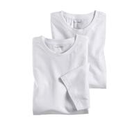 OYMP T-Shirt Reguar Fit Rundhas 2Pack Weiß L