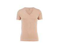 OLYMP Herrem Oberhemd Langarm Level Five - Jersey Hemd, Atmungsaktives Gewebe, NY Kent Kragen - Hemden Herren Modern Fit - Beige - S