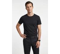 T-Shirt OLYMP "Casual", Herren, Gr. XL, schwarz, Jersey, Obermaterial: 95% Baumwolle, 5% Elasthan, Basic, Rundhals, Shirts T-Shirt (17370019-XL) schwarz