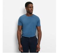 OLYMP T-Shirt Herren Regular Fit Kurzarm Baumwoll-Stretch blau, XXL