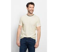 T-Shirt OLYMP, Damen, Gr. M, sanftes weiß, Jersey, Obermaterial: 70% Baumwolle, 30% Leinen, regular fit normal, Rundhals, Shirts T-Shirt, regular fit, Rundhals, casual (32447932-M) sanftes weiß