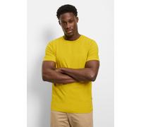 T-Shirt OLYMP "OLYMP Casual Wirk", Damen, Gr. S, gelb (mango), 95% Baumwolle, 5% Elasthan, Shirts T-Shirt (43888412-S) mango