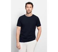 T-Shirt OLYMP "OLYMP Casual Wirk", Jungen, Gr. M, marine, 70% Baumwolle, 30% Leinen, Shirts T-Shirt (47271643-M) marine