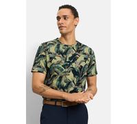 OLYMP Casual Regular Fit T-Shirt Rundhals grün, Bedruckt