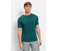 OLYMP Casual Regular Fit T-Shirt Rundhals türkis, Einfarbig