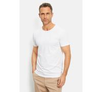 OLYMP Casual Wirk T-Shirt Herren, Weiß, Kurzarm, XS (56017200XS)